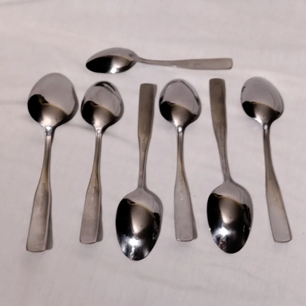 Cambridge Madison Stainless Steel Flatware Spoons Set of 7